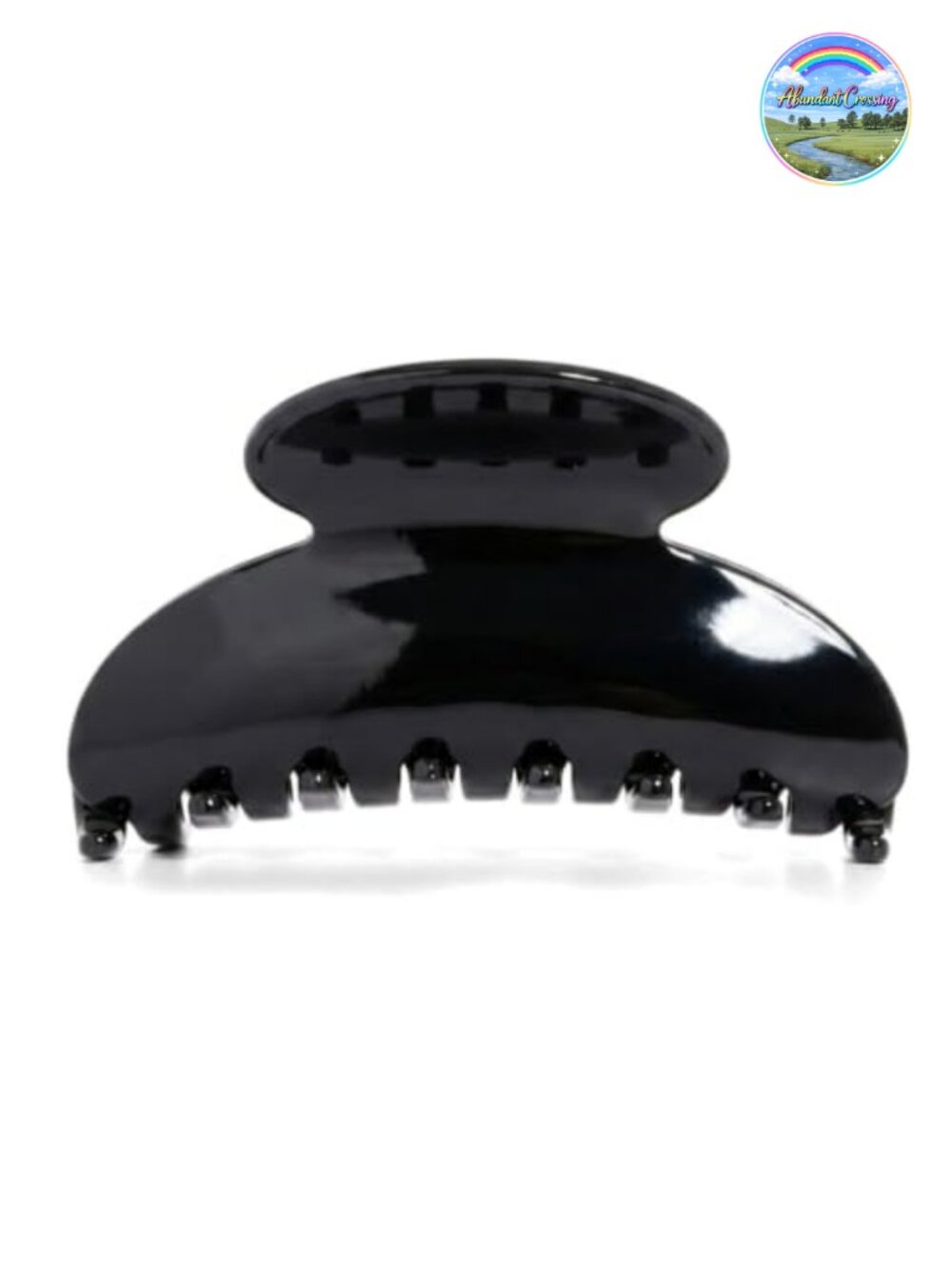 Handmade French Cellulose Acetate Claw Clip, Slip-Free Hold for All Hair Types